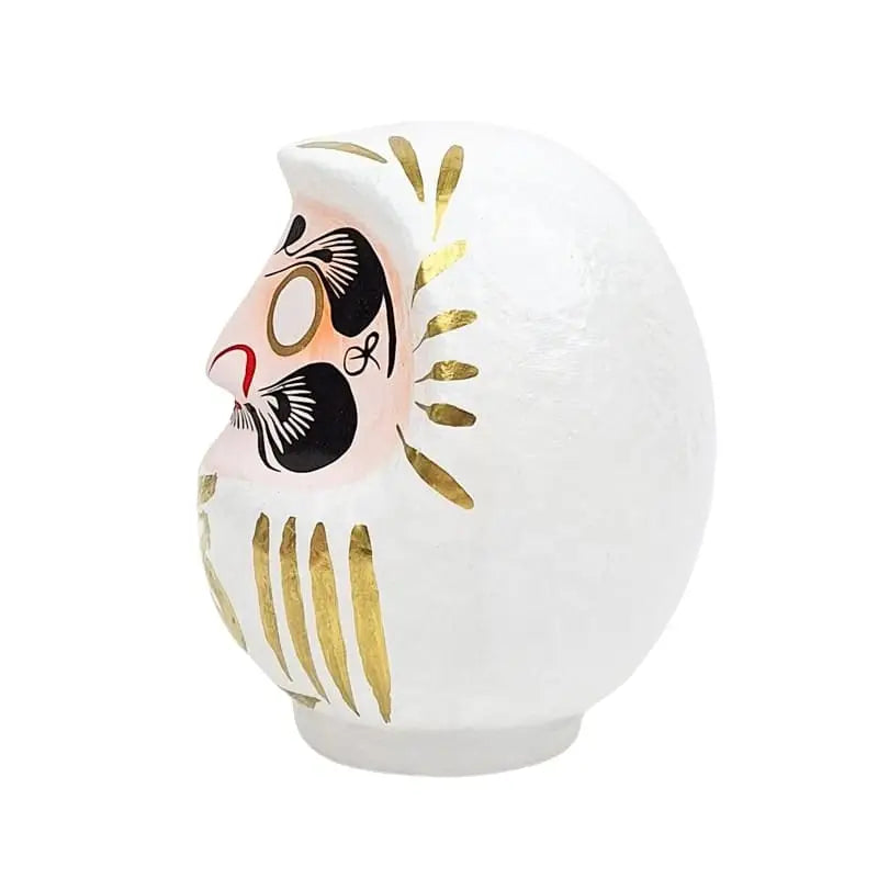 Daruma giapponese bianca - da 9 a 15 cm