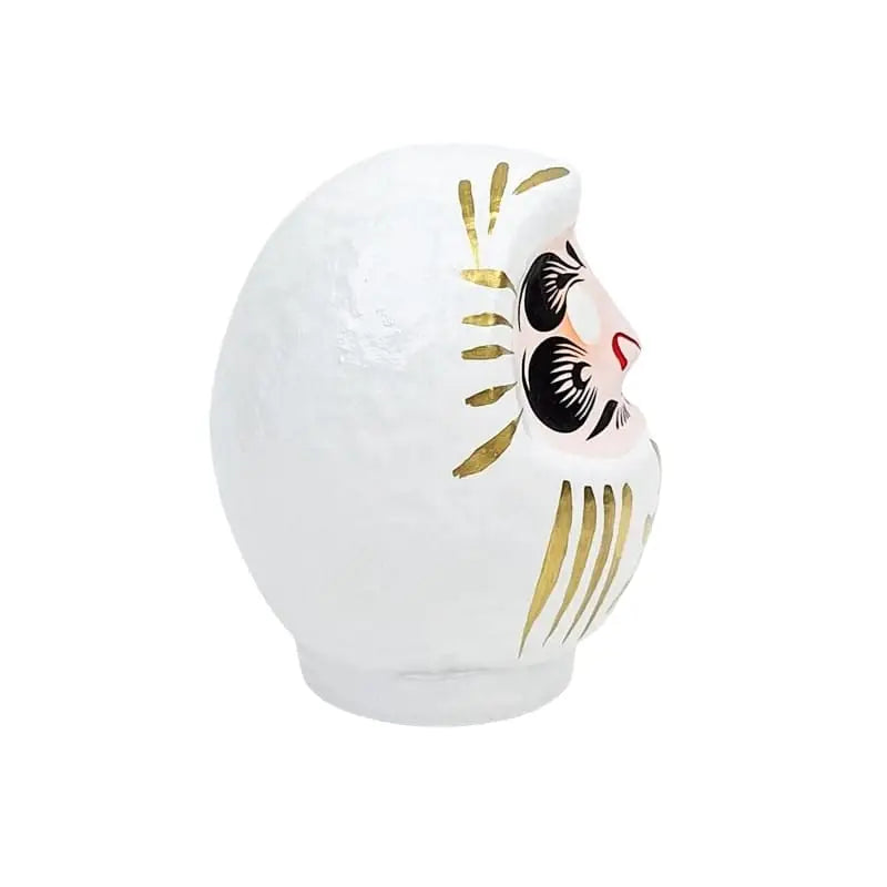Daruma giapponese bianca - da 9 a 15 cm