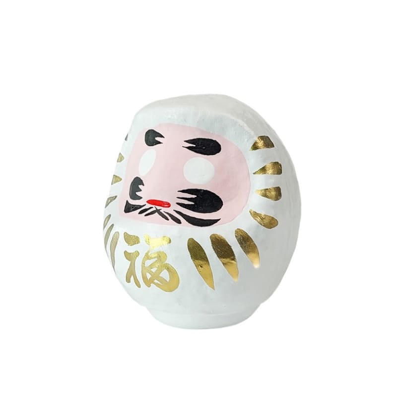 Daruma Giapponese Bianco 4,5 cm