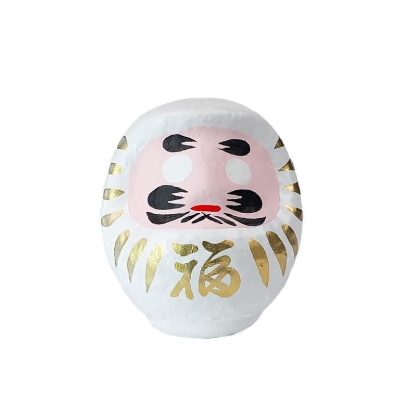 Daruma Giapponese Bianco 4,5 cm