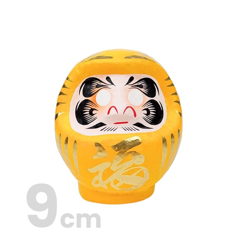 Daruma giapponese gialla - da 9 a 15 cm - 9 cm