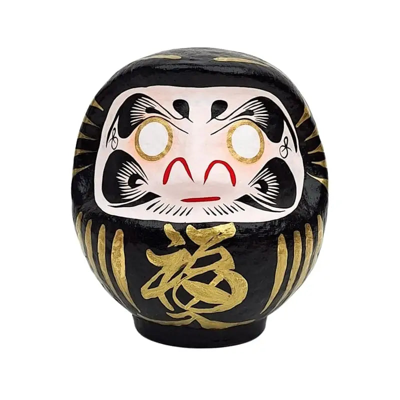 Daruma giapponese nera - da 9 a 15 cm - 12 cm