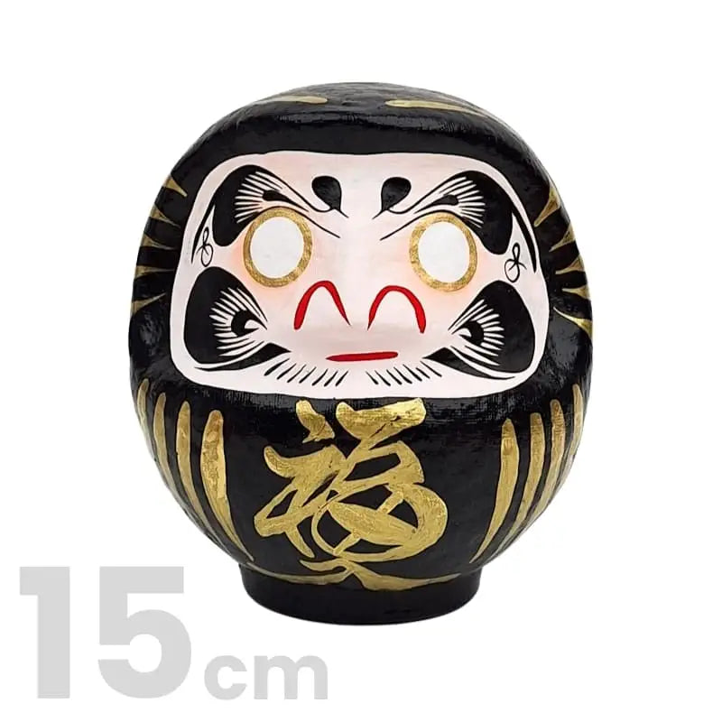 Daruma giapponese nero - da 9 a 15 cm - 15 cm
