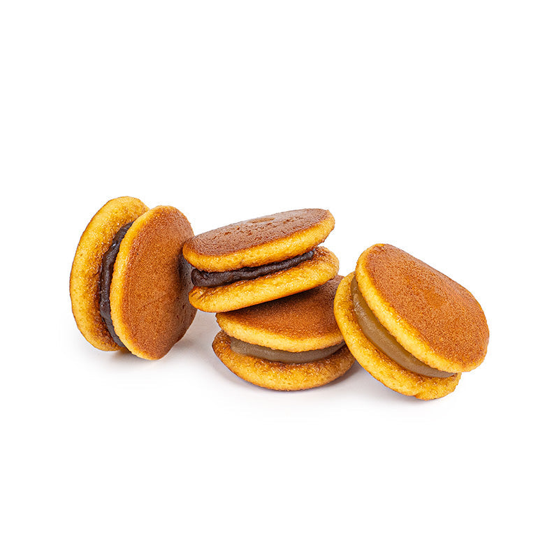 Dorayaki giapponese al gusto di fagioli rossi e castagne