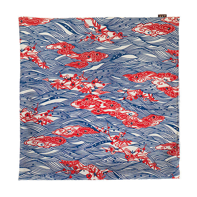 Federa Giapponese Motivo Shōchikubai - 45x45 cm