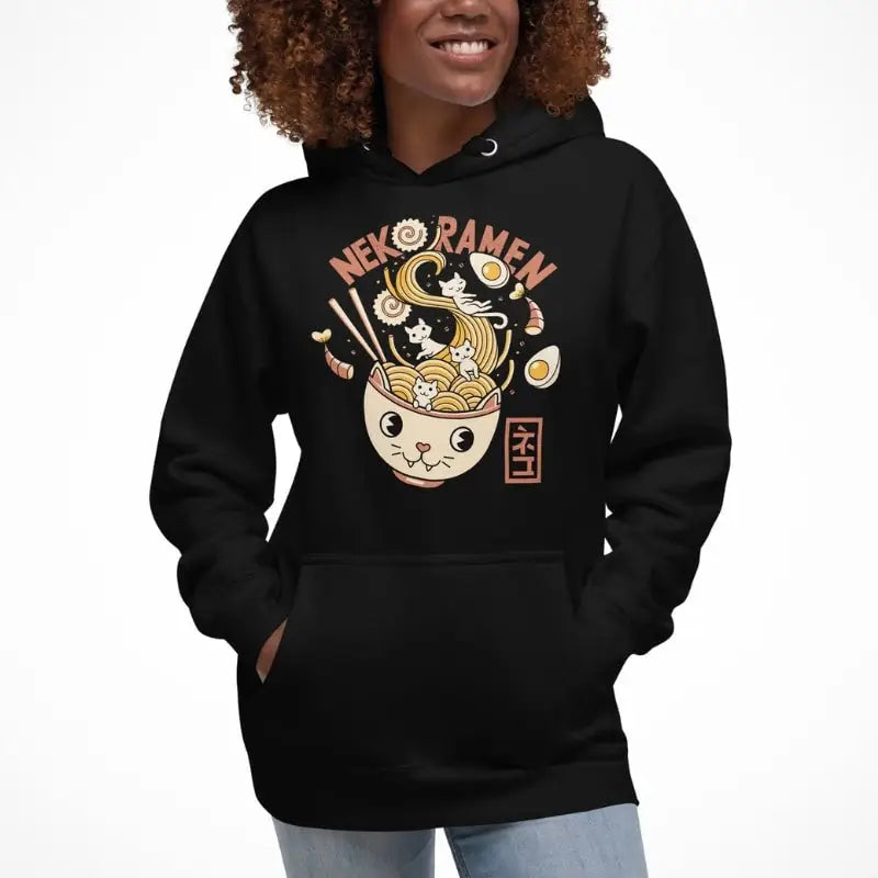 Felpa giapponese Neko Ramen