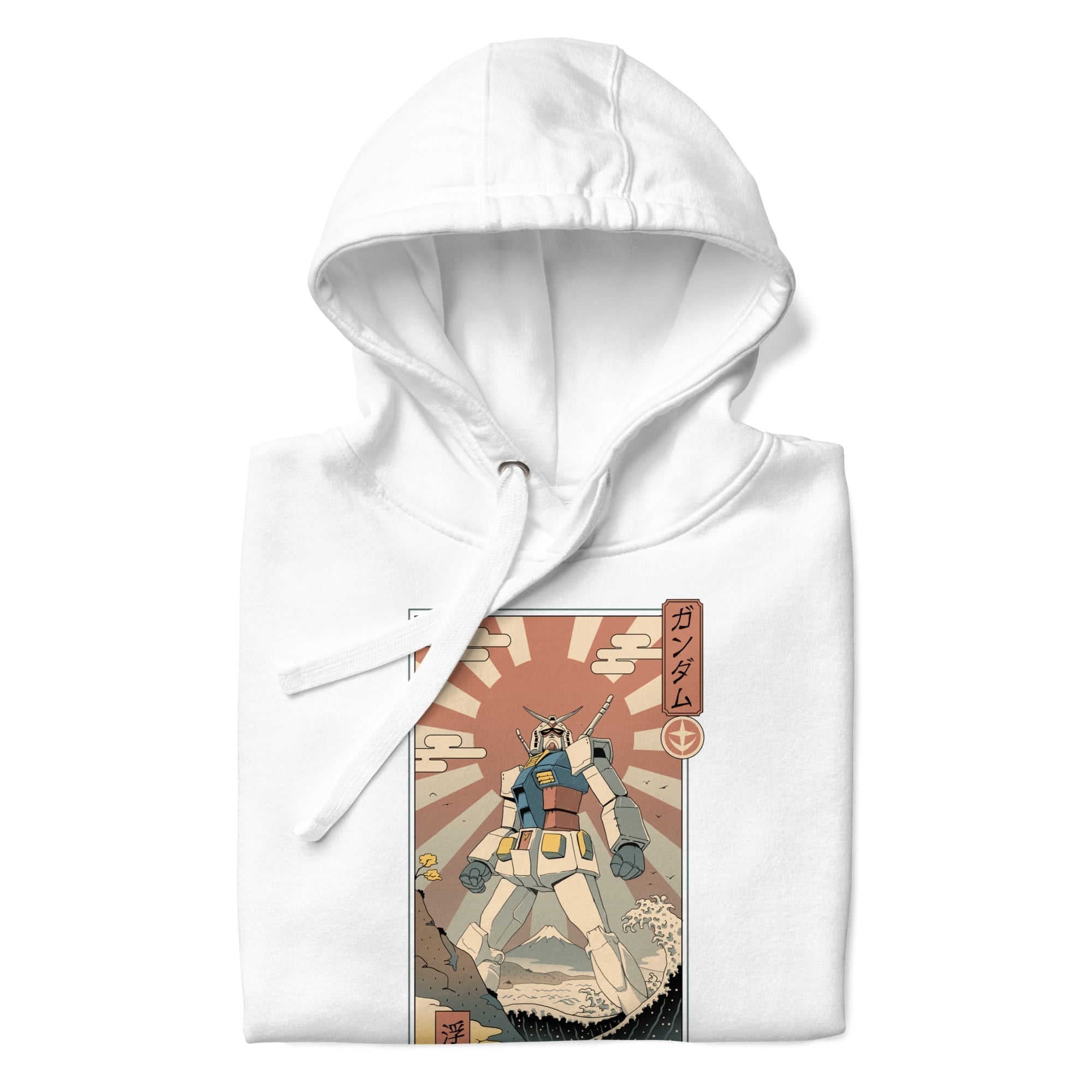 Felpa Ukiyo-e giapponese Mecha e Fuji