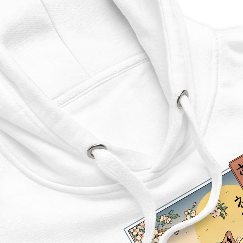 Felpa giapponese Ukiyo-e Neko Sakura