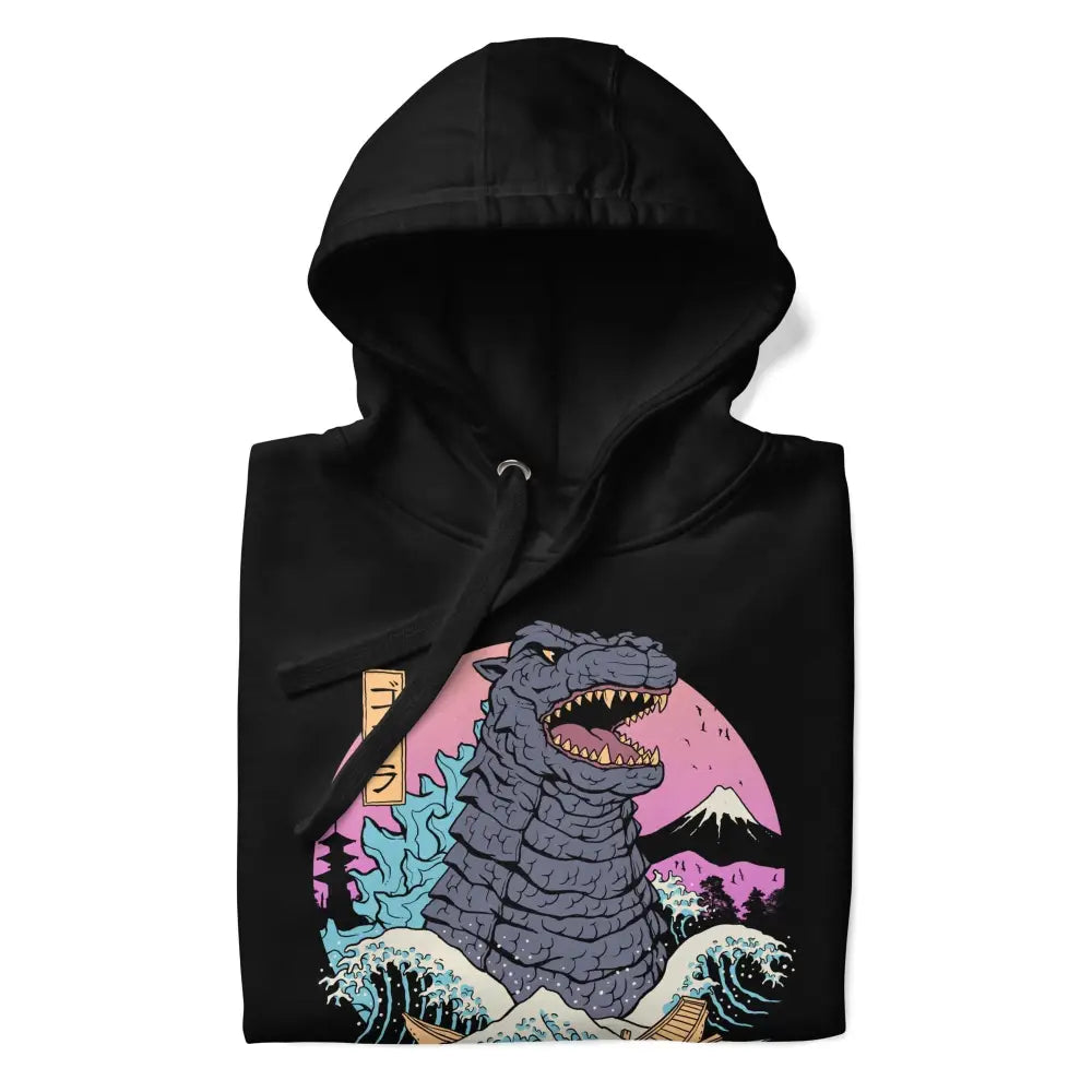 Felpa retrò giapponese Kaiju