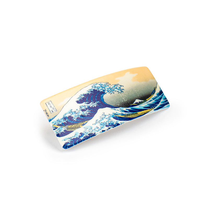 Fermaglio per Capelli Giapponese - Grande Onda di Kanagawa