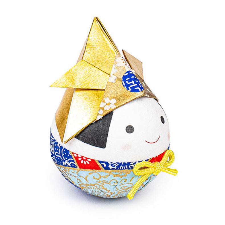Figura Okiagari in Carta Washi - Kabuto