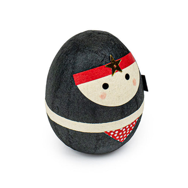 Figura Okiagari in Carta Washi - Ninja