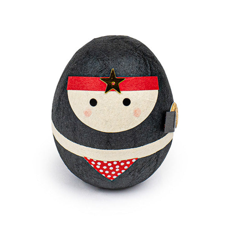 Figura Okiagari in Carta Washi - Ninja
