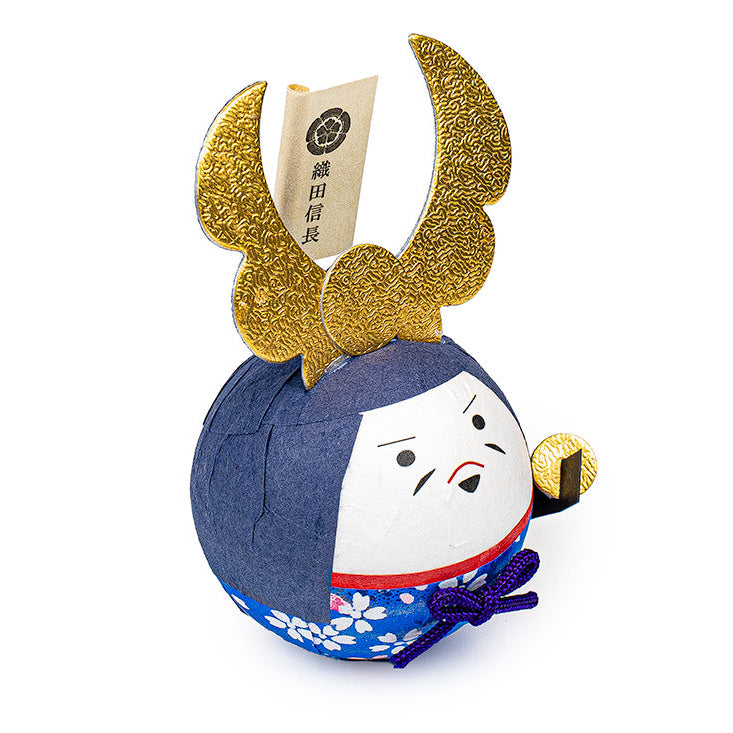 Figura Okiagari in Carta Washi - Oda Nobunaga