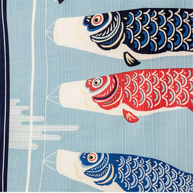 Furoshiki Koïnobori giapponese - 50 cm x 50 cm