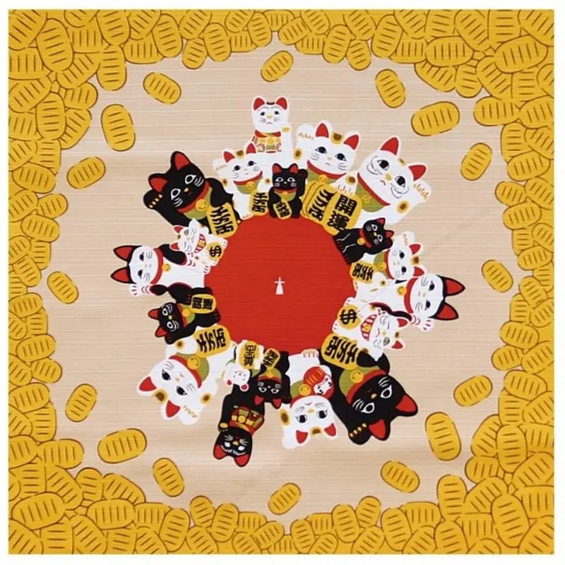 Furoshiki Maneki Neko