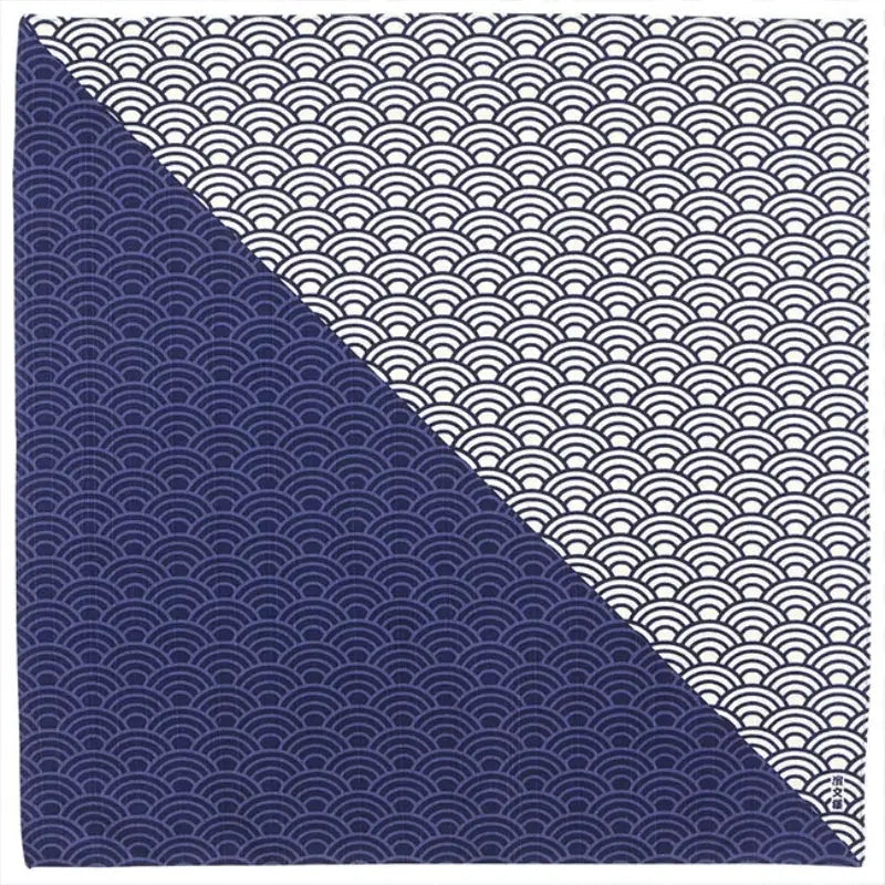 Furoshiki Seigaiha giapponese - 50cm x 50cm