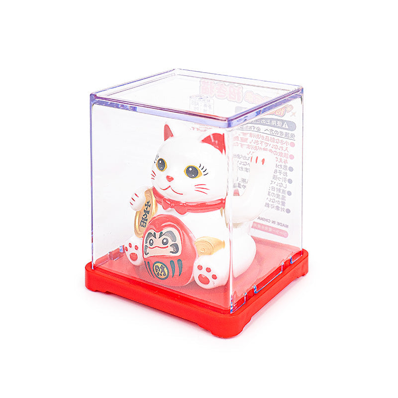 Gatto Maneki Neko Solare Articolato - Daruma