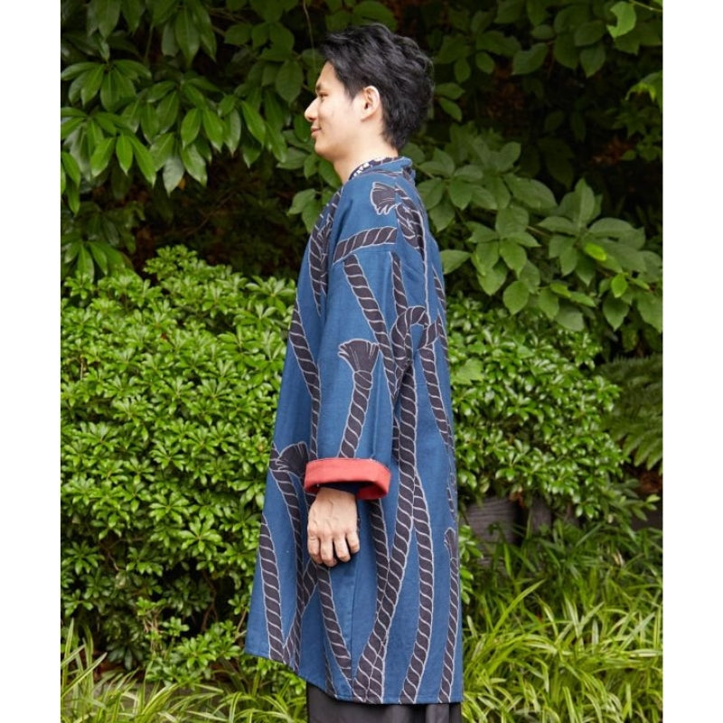 Giacca giapponese da uomo Blu