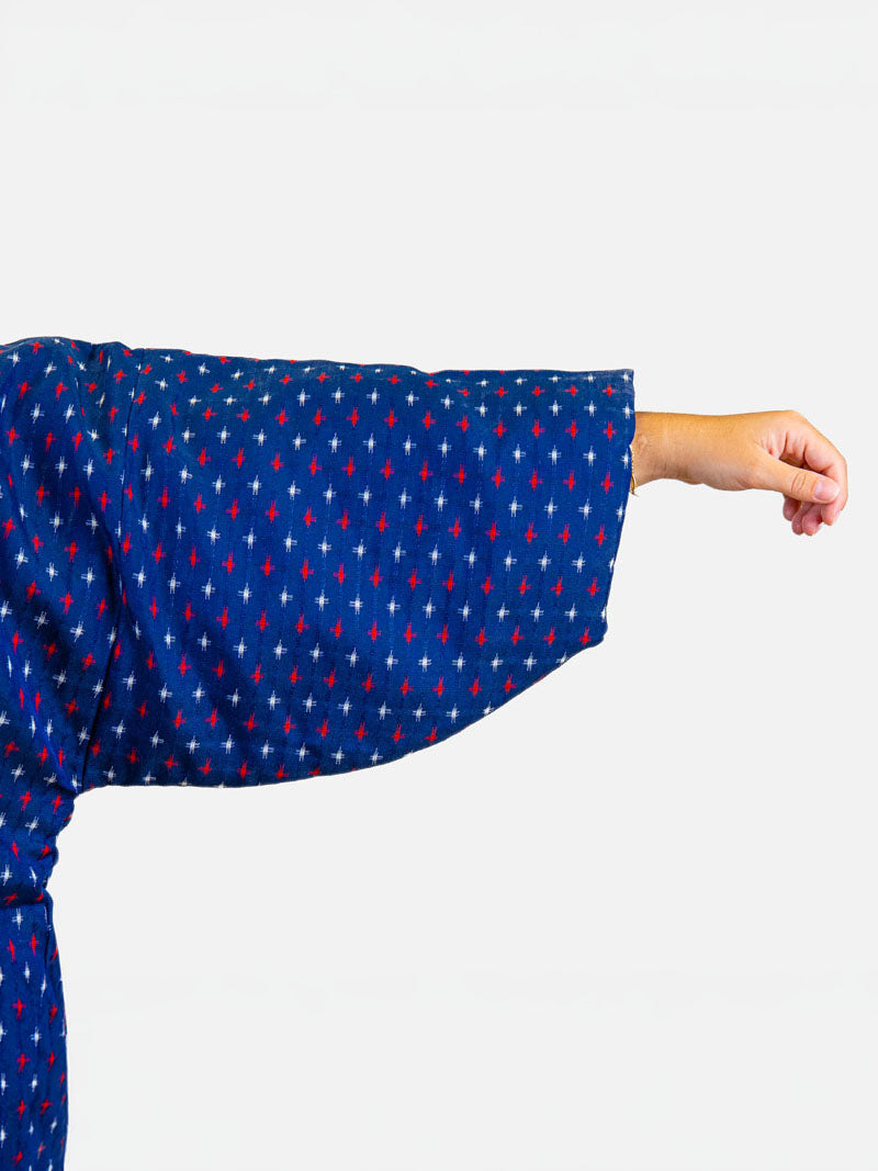 Giacca Hanten da Donna – Kasuri Blu