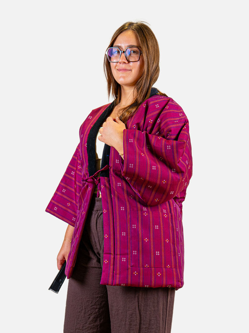 Giacca Hanten da Donna – Shima ni Hishi Rosa