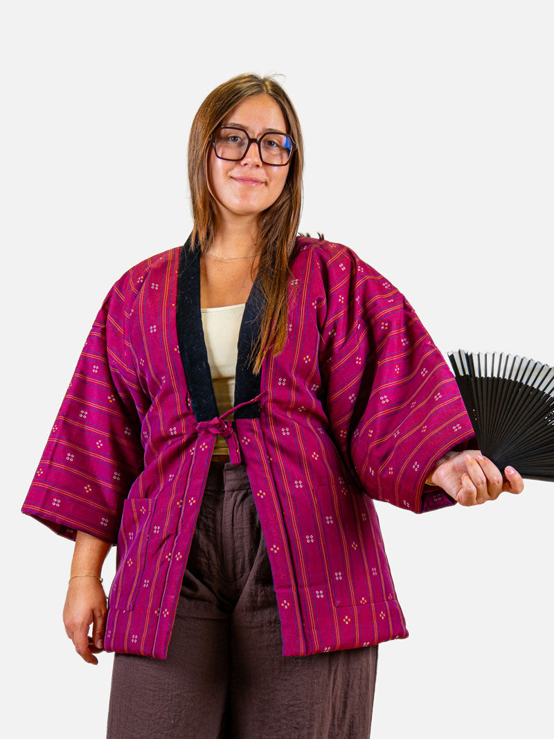 Giacca Hanten da Donna – Shima ni Hishi Rosa ML