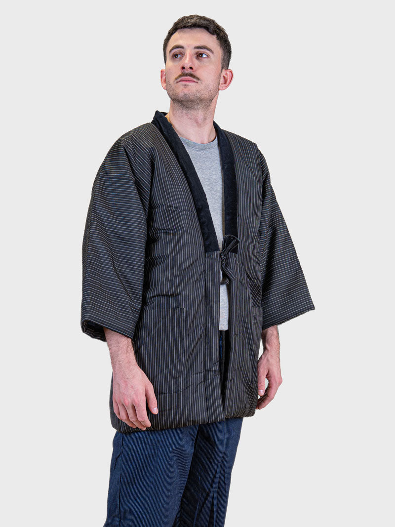 Giacca Hanten da Uomo – Righe Tatejima Nera ML