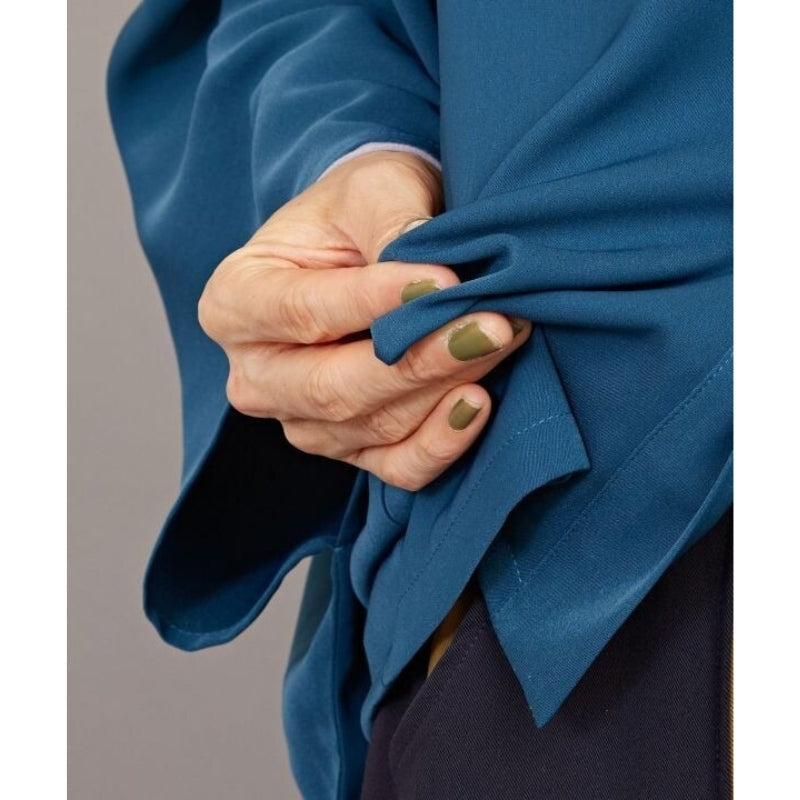 Giacca kimono blu da donna