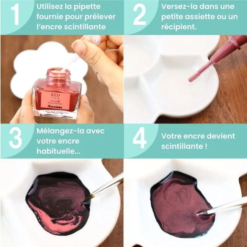 Goccia di inchiostro Shimmer di Kuretake