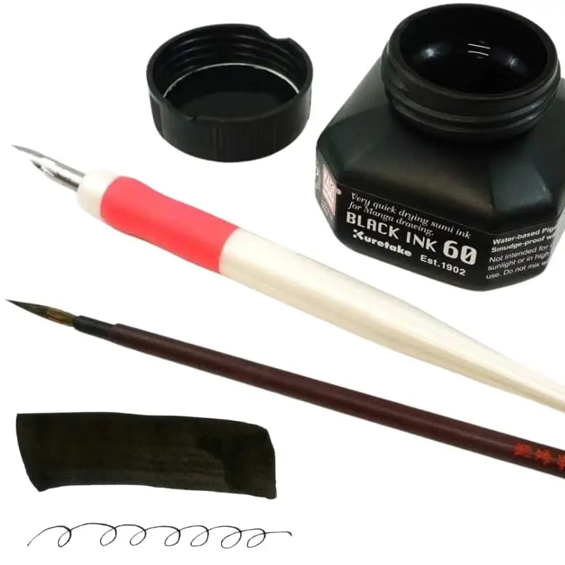Inchiostro nero Kuretake ZIG 60 ml