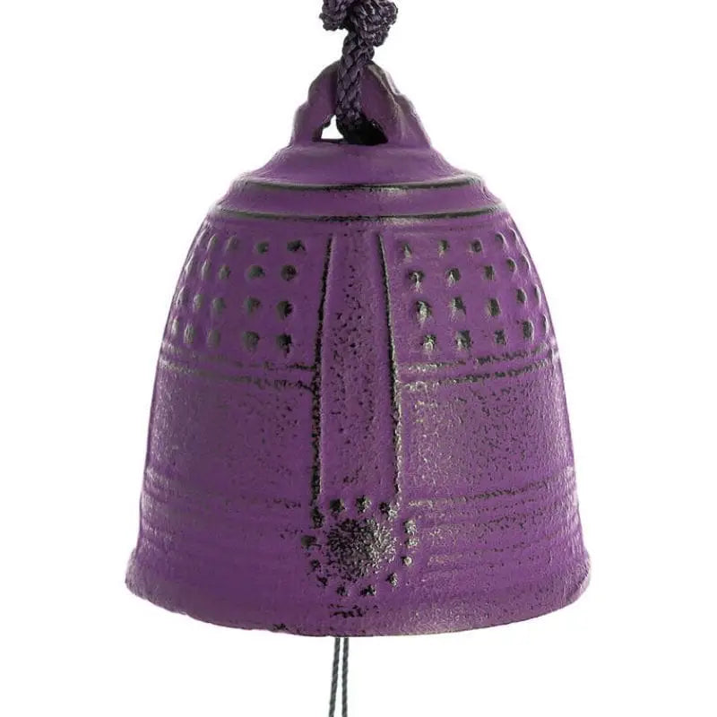 Iwachu, campana giapponese in ghisa, viola - 5,5 cm