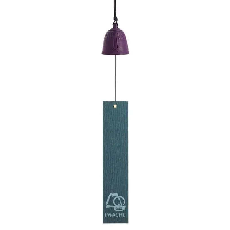 Iwachu, campana giapponese in ghisa, viola - 5,5 cm
