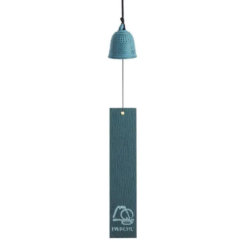 Iwachu, suoneria giapponese in ghisa, azzurro - 5,5 cm