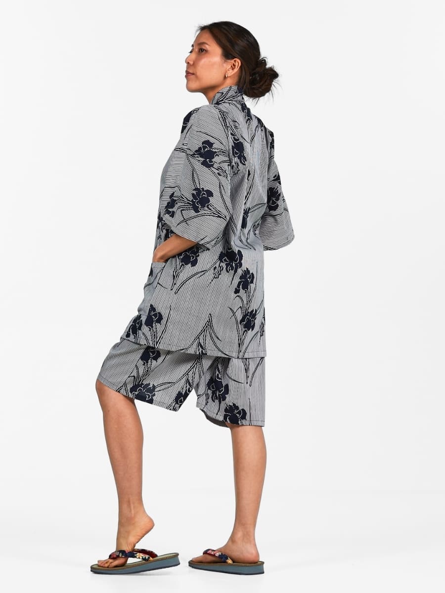 Jinbei Donna Giapponese Iris