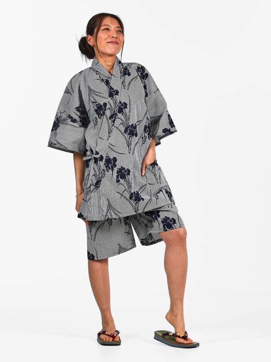 Jinbei Donna Giapponese Iris