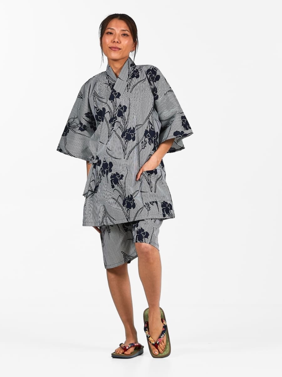 Jinbei Donna Giapponese Iris