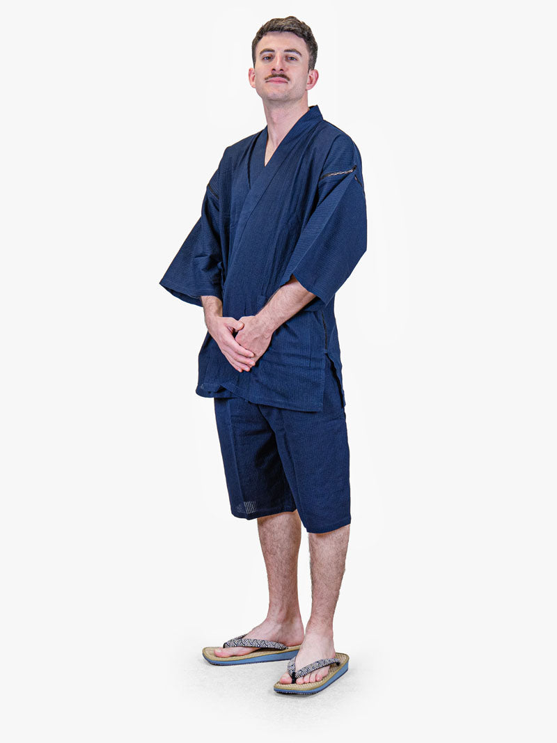Jinbei Giapponese da Uomo – Blu Navy