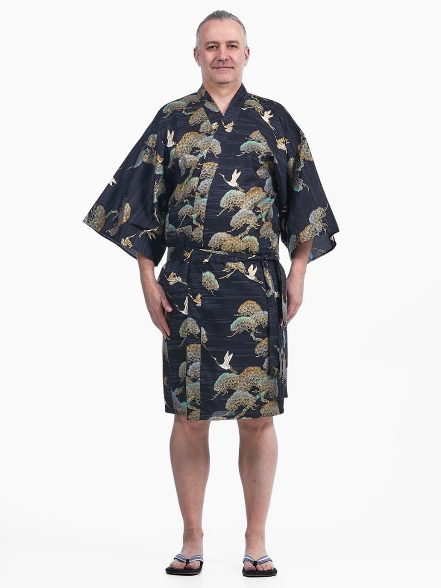 Kimono Crane & Pine Happi Uomo - Taglia unica