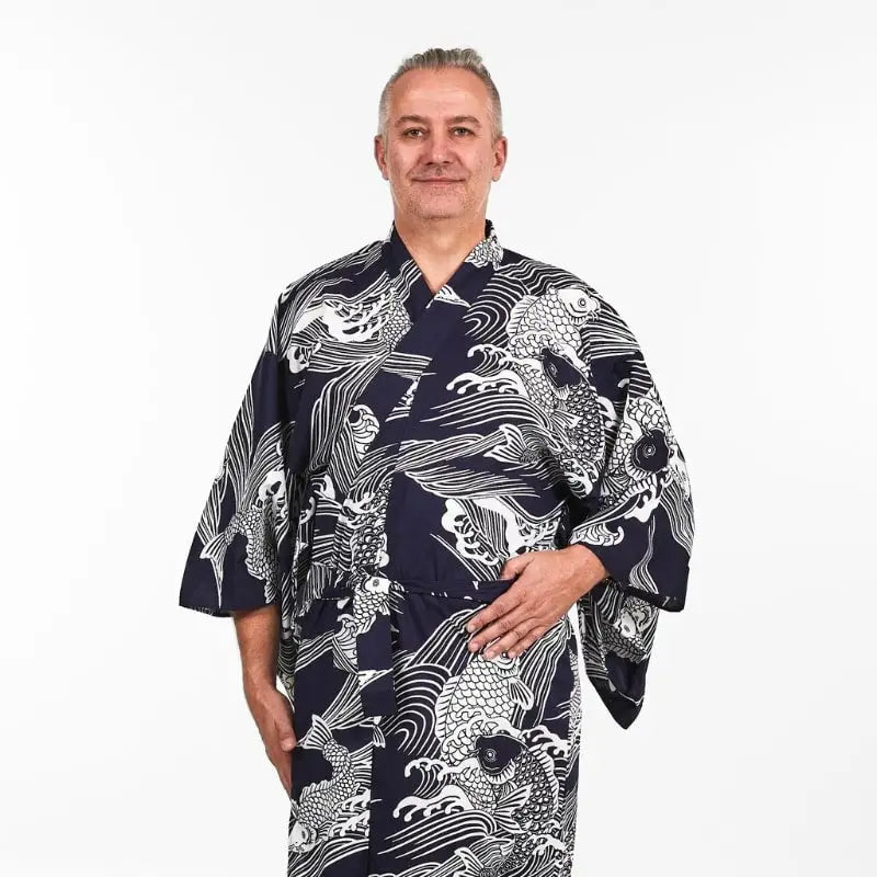 Kimono da uomo Carpe Koï Yukata