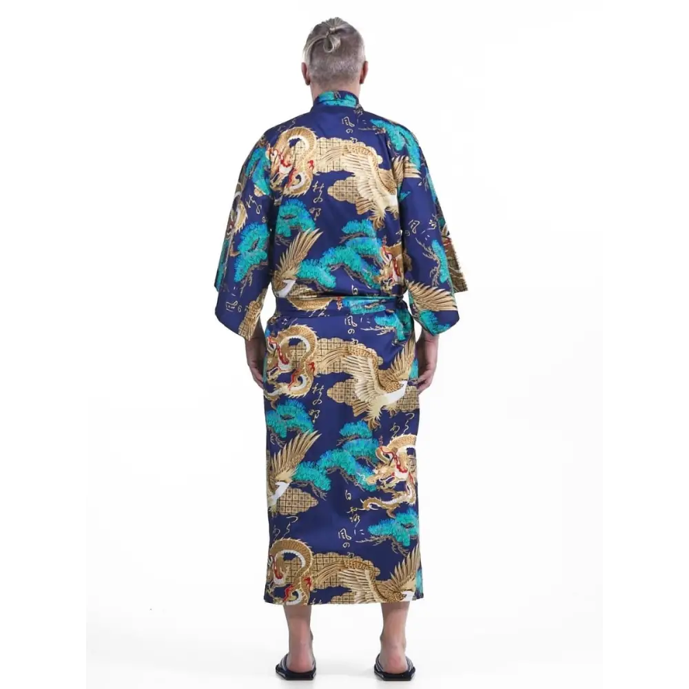 Kimono giapponese da uomo Ryū to Washi - Taglia unica