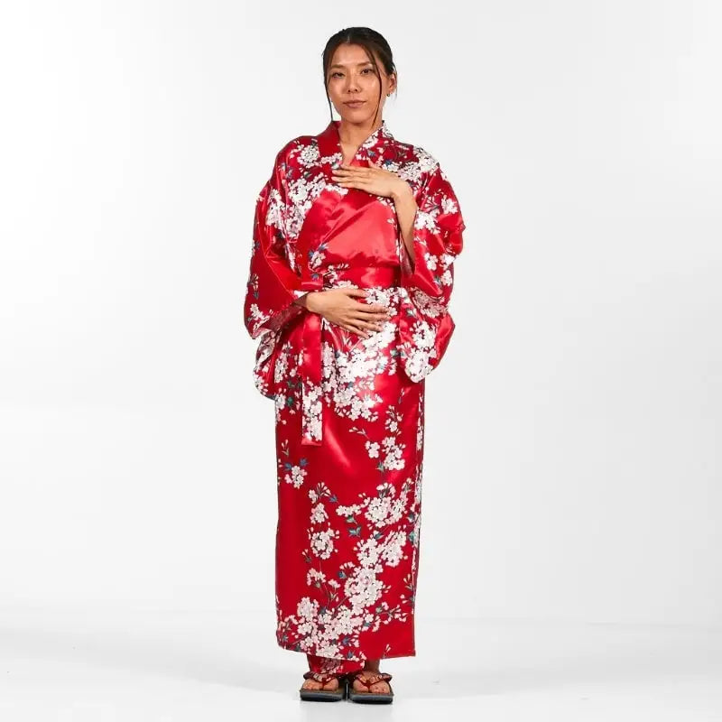 Kimono giapponese da donna Cherry Blossom - Taglia unica