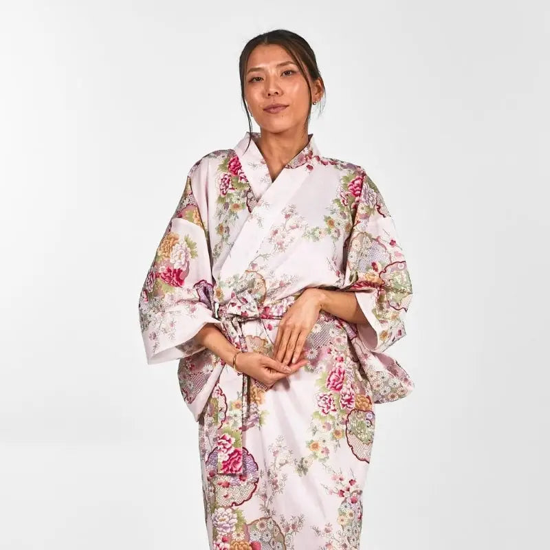 Kimono giapponese Maru Mon da donna - Taglia unica