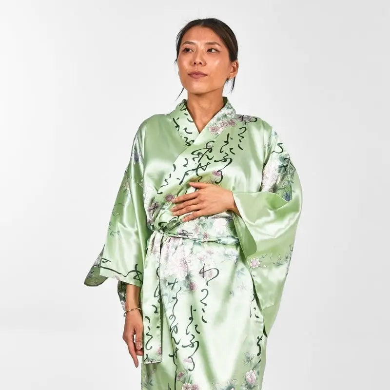 Kimono giapponese Shi to Hana da donna - Taglia unica