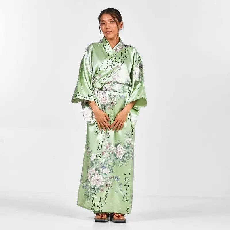 Kimono giapponese Shi to Hana da donna - Taglia unica