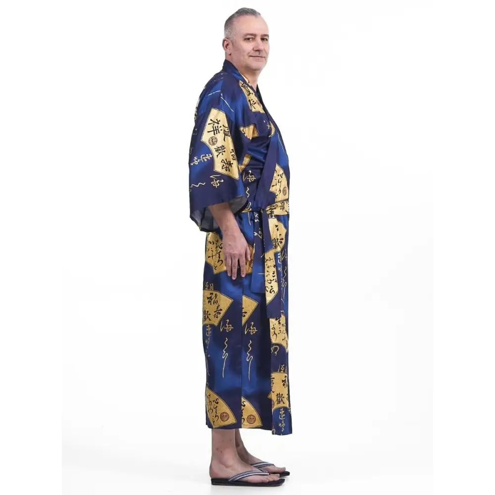 Kimono giapponese da uomo Sensu Gold - Taglia unica