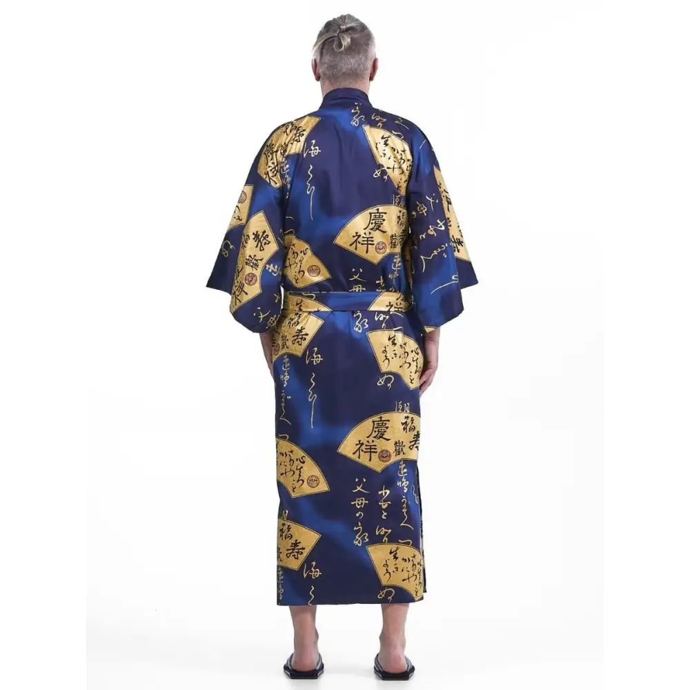 Kimono giapponese da uomo Sensu Gold - Taglia unica
