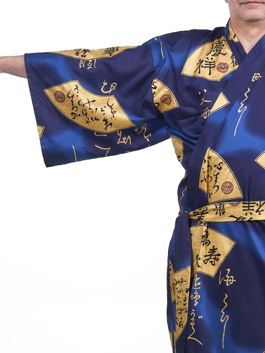 Kimono giapponese da uomo Sensu Gold - Taglia unica