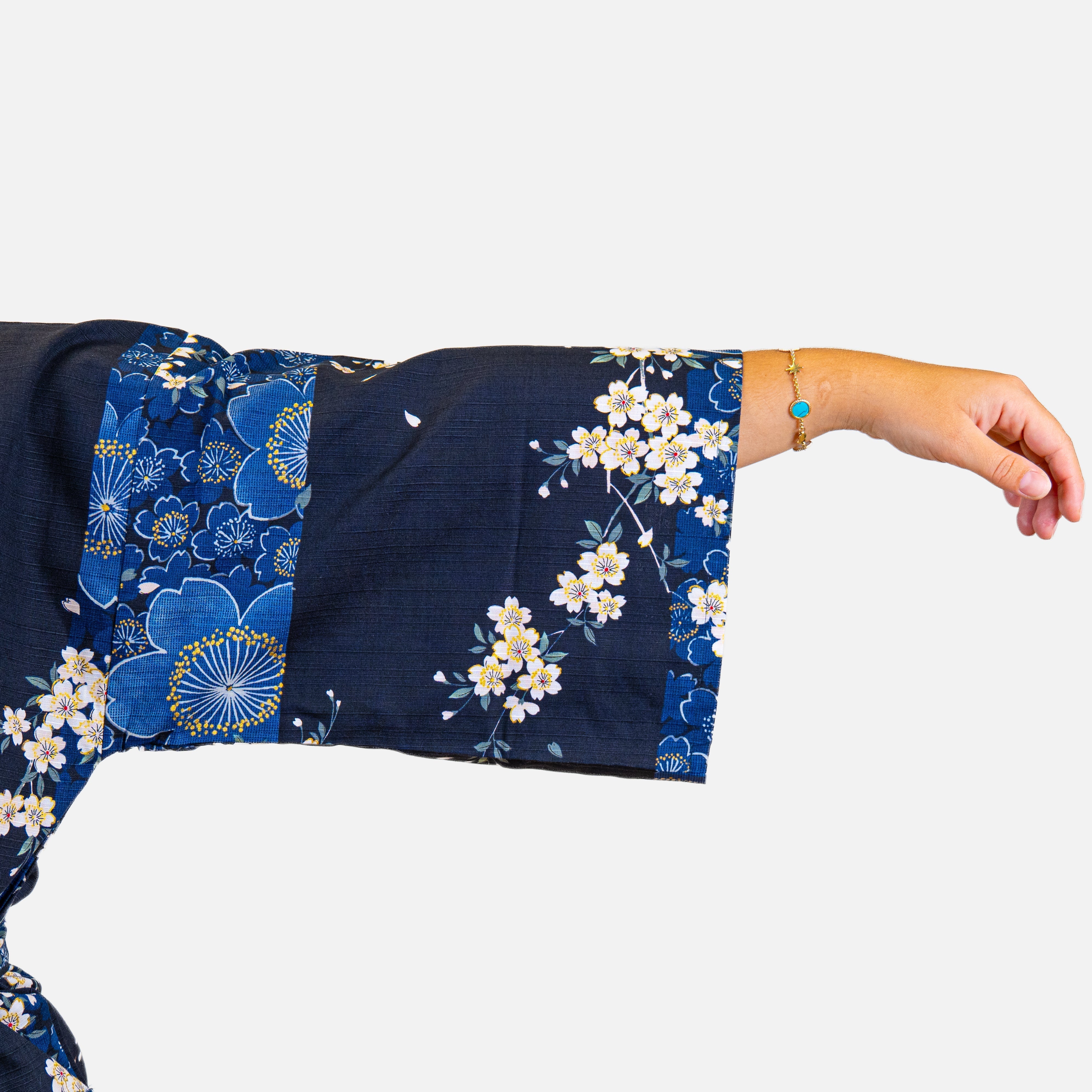 Kimono Happi da Donna – Sakura Blu