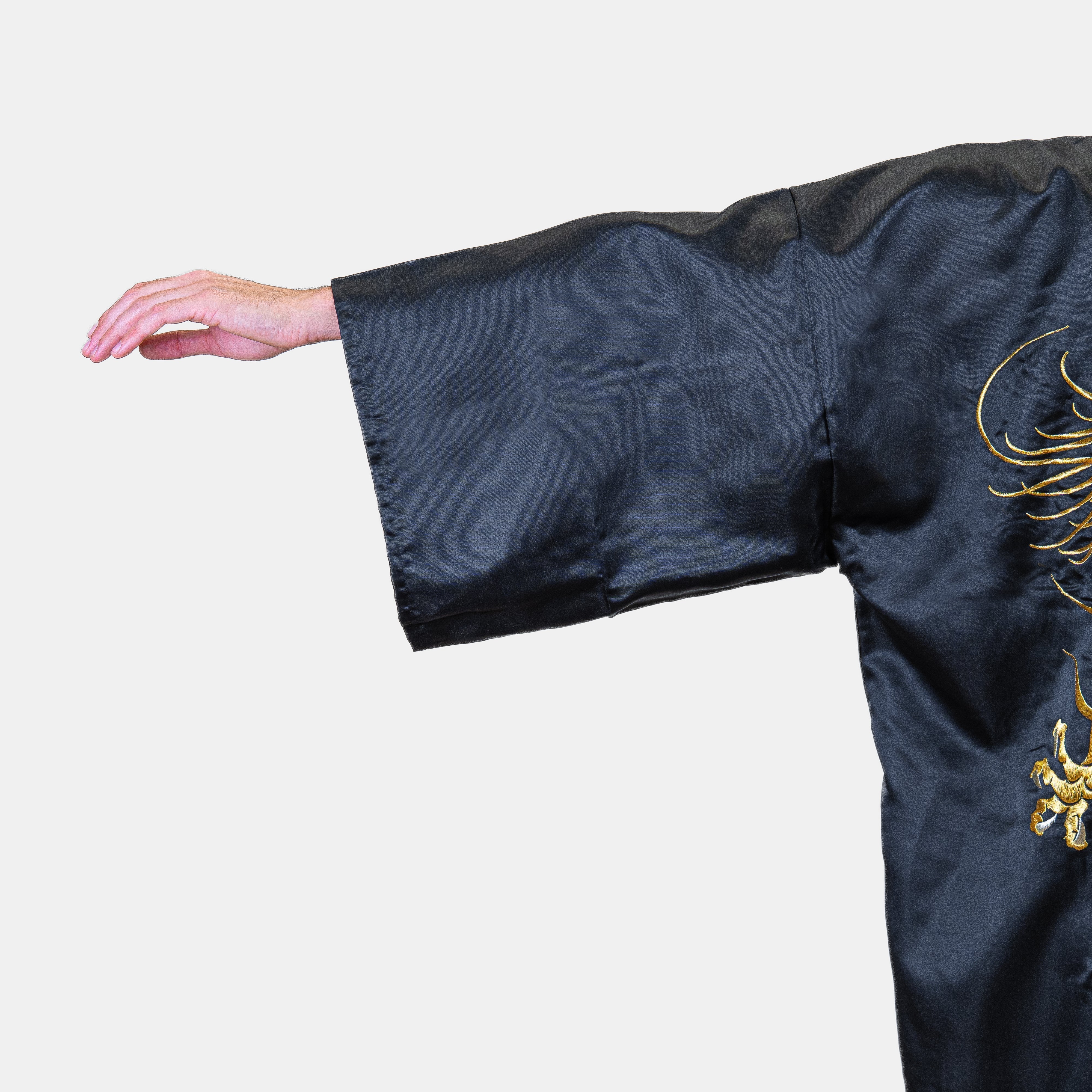 Kimono Happi da Uomo Oversize – Drago Dorato