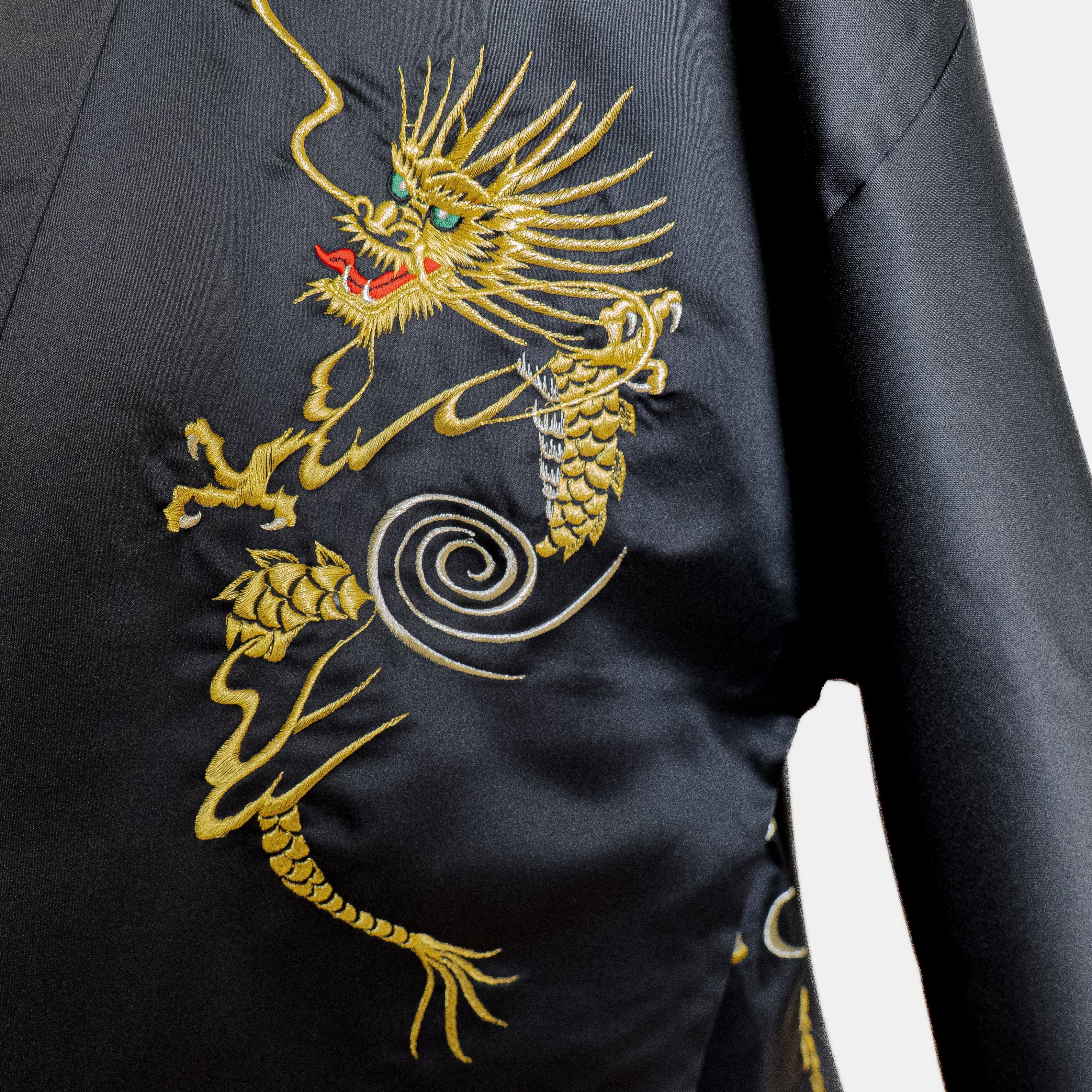 Kimono Happi da Uomo Oversize – Drago Dorato